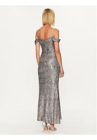 Rinascimento Sukienka wieczorowa CFC0115186003 Srebrny Regular Fit. Kolor: srebrny. Materiał: syntetyk. Styl: wizytowy #5