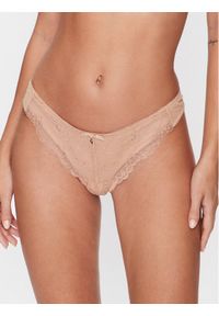 Gossard Stringi Superboost Lace 7716 Beżowy. Kolor: beżowy. Materiał: syntetyk