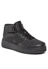 Kappa Sneakersy Logo Maserta Md V 35164DW Czarny. Kolor: czarny. Materiał: skóra
