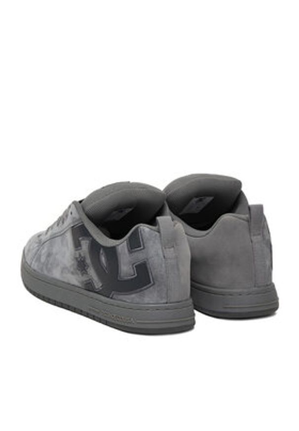 DC Shoes Sneakersy CEOWB-V5-10116M Szary. Kolor: szary. Materiał: skóra, zamsz