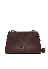 Pinko - PINKO Torebka Triplet Mini AI 25-26 PLTT 105883 A0QO Bordowy. Kolor: czerwony. Materiał: skórzane #4