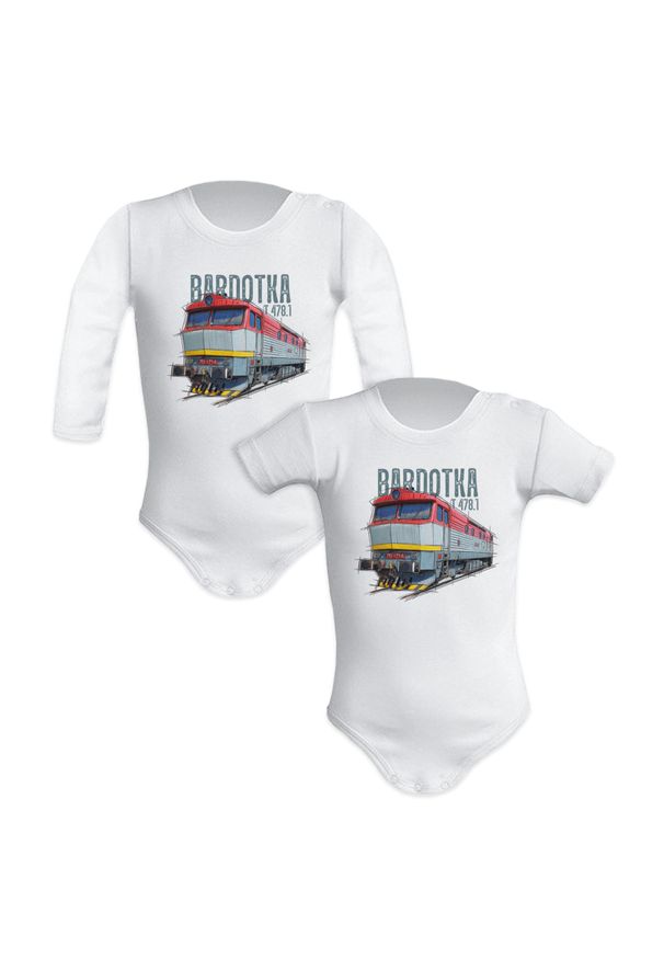 nikiniki - Bardotka — body (Rozmiar: 9M; Długość rękawa: krótki; Rodzaj nadruku: Bardotka). Materiał: bawełna. Wzór: nadruk