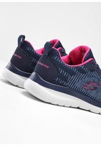 bonprix - Sneakersy Skechers z pianką Memory. Kolor: niebieski #3