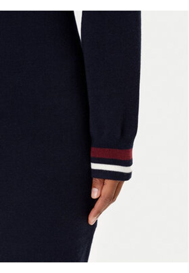 Guess Sukienka dzianinowa V5BK01 Z1152 Granatowy Regular Fit. Kolor: niebieski. Materiał: akryl