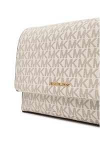 MICHAEL Michael Kors Torebka Nessa 30T5G8ZM1B Beżowy. Kolor: beżowy. Materiał: skórzane