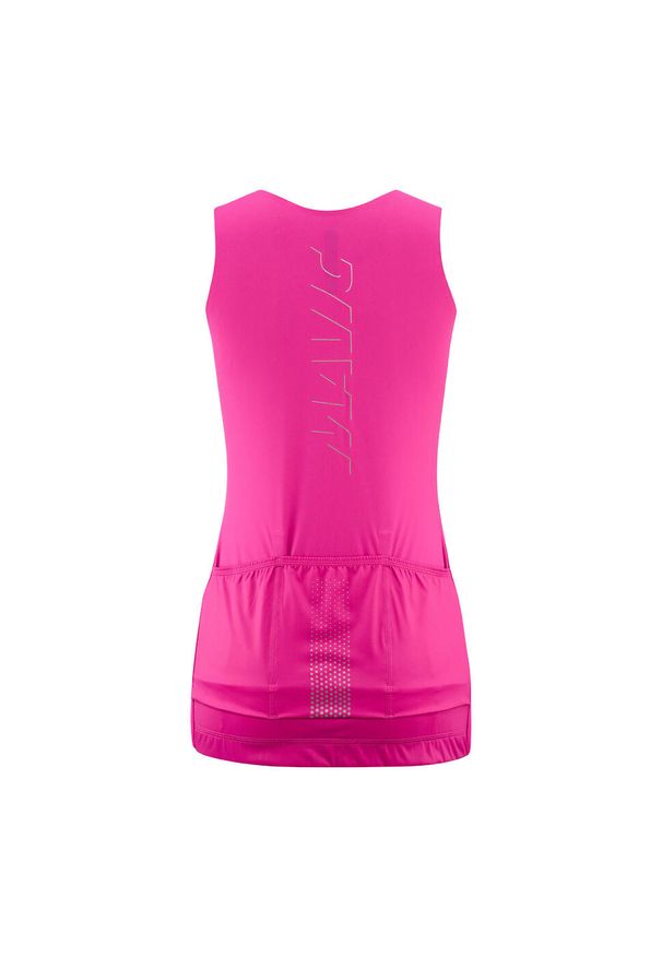 MAVIC - Damski tank top Mavic Aksium. Kolor: różowy. Długość rękawa: bez rękawów. Sport: kolarstwo