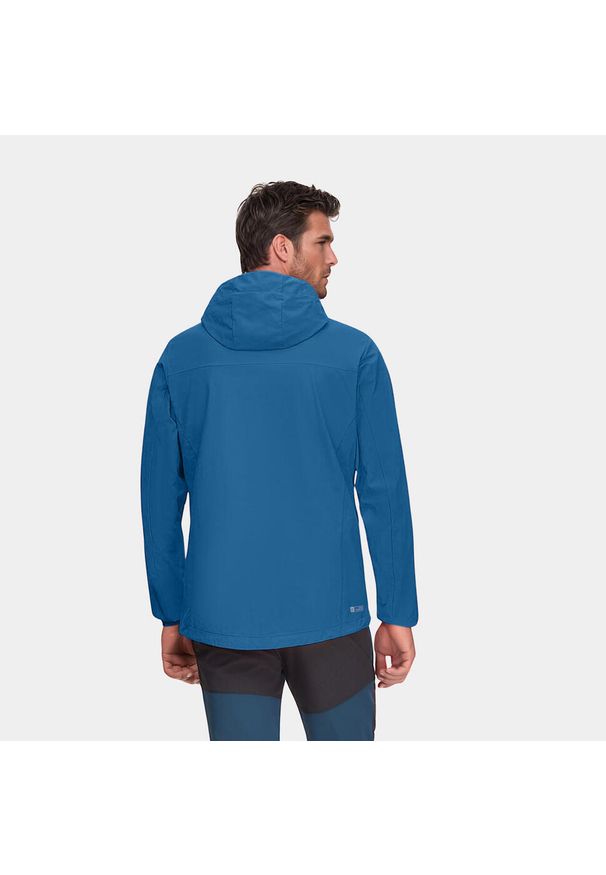Kurtka męska softshell Alpinus Pourri. Kolor: niebieski. Materiał: softshell