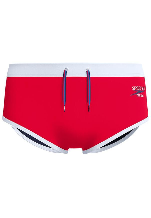 Kąpielówki męskie Speedo Jetstream Retro Logo Brief. Kolor: czerwony