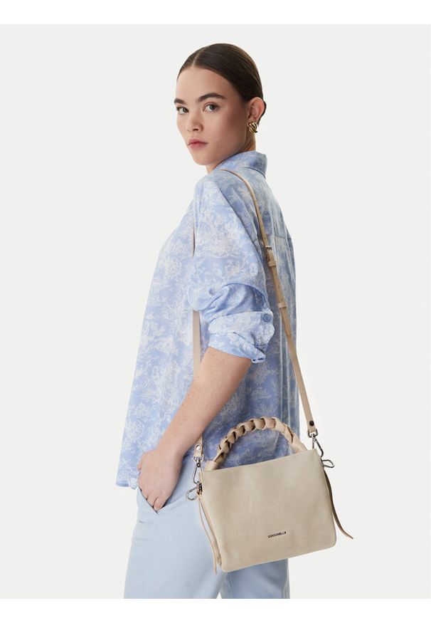 Coccinelle Torebka 285974 Brązowy. Kolor: brązowy. Materiał: zamszowe, skórzane