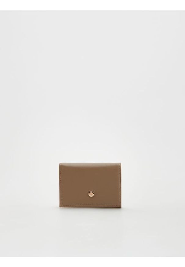 Reserved - Mały portfel - brązowy. Kolor: brązowy
