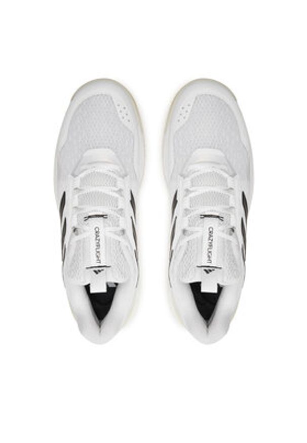 Adidas - adidas Buty halowe Crazyflight 5 IE0545 Biały. Kolor: biały. Materiał: mesh, materiał