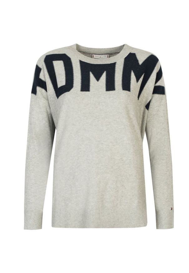 TOMMY HILFIGER - Tommy Hilfiger Sweter "Vivie". Materiał: dzianina. Wzór: haft, aplikacja