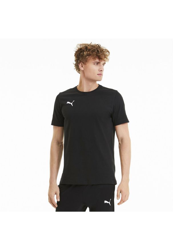 Koszulka męska Puma teamGOAL 23 Casuals. Kolor: czarny. Materiał: bawełna
