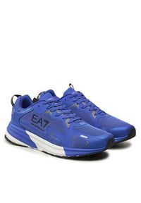 EA7 Emporio Armani Sneakersy X8X156 XK360 U018 Granatowy. Kolor: niebieski. Materiał: materiał #4