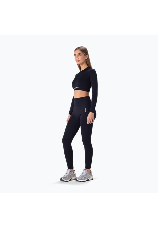 Longsleeve treningowy damski Carpatree Allure Seamless. Kolor: czarny. Długość rękawa: długi rękaw