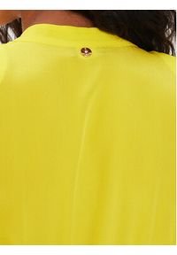 Liu Jo Sukienka codzienna CA4061 T5853 Żółty Regular Fit. Okazja: na co dzień. Kolor: żółty. Materiał: jedwab. Typ sukienki: proste. Styl: casual #5