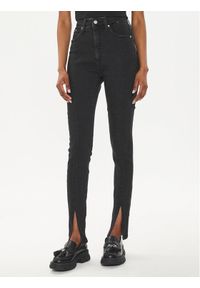 Calvin Klein Jeans Jeansy J20J223715 Czarny Super Skinny Fit. Kolor: czarny