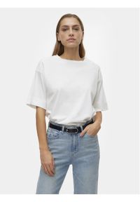 Vero Moda T-Shirt Didde 10301183 Biały Loose Fit. Kolor: biały. Materiał: bawełna