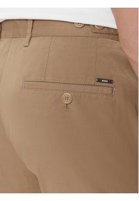 BOSS - Boss Chinosy C-Genius-W-241 50509778 Beżowy Slim Fit. Kolor: beżowy. Materiał: bawełna