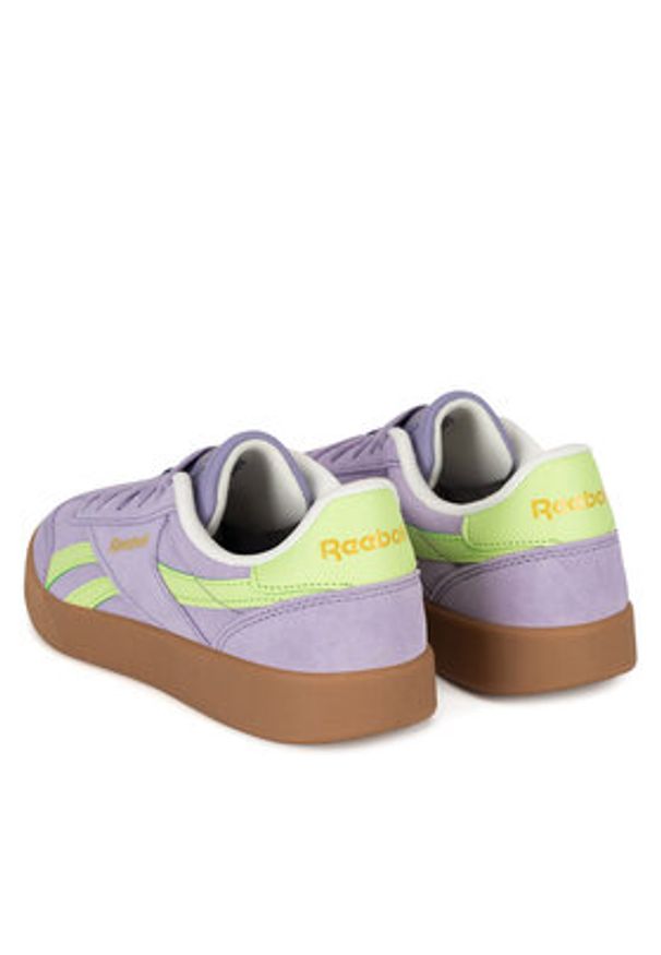 Reebok Sneakersy SMASH EDGE 100220594 Fioletowy. Kolor: fioletowy. Materiał: skóra