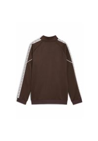 Puma - Młodzieżowa kurtka FC St. Pauli KING Anthem PUMA Espresso Brown White. Kolor: biały, brązowy, wielokolorowy. Sport: bieganie