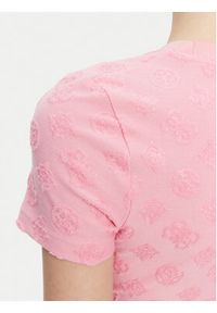 Guess T-Shirt V5GP21 KCT02 Różowy Regular Fit. Kolor: różowy. Materiał: syntetyk #3