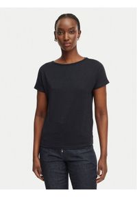 Marella Bluzka Accorta 2615971052 Granatowy Regular Fit. Kolor: niebieski. Materiał: wiskoza #1