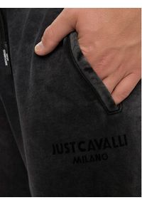 Just Cavalli Szorty sportowe 76OADE03 Szary Regular Fit. Kolor: szary. Materiał: bawełna. Styl: sportowy #3