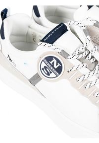 North Sails Sneakersy | TW-01 BASE-006 | Mężczyzna | Biały. Kolor: biały. Materiał: materiał, skóra ekologiczna. Wzór: aplikacja