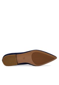 Lauren Ralph Lauren - LAUREN RALPH LAUREN Baleriny 802871265006 Granatowy. Kolor: niebieski. Materiał: skóra, zamsz #6