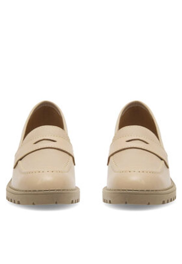 Lasocki Loafersy Rona WB-RONA-01 Beżowy. Kolor: beżowy. Materiał: skóra