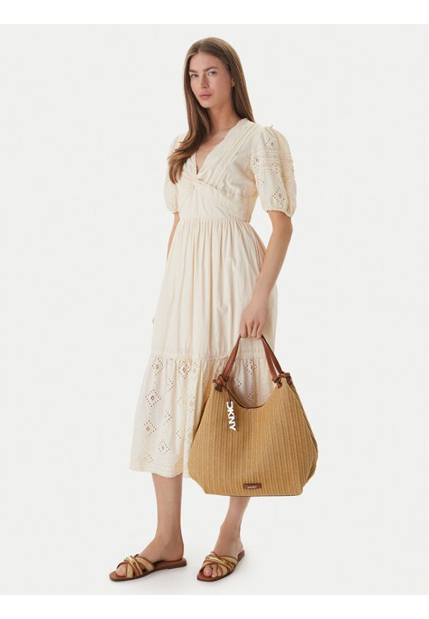 DKNY Torebka Paula R61AOE48 Brązowy. Kolor: brązowy