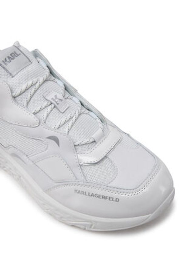 Karl Lagerfeld - KARL LAGERFELD Sneakersy Blaze KL52424 Biały. Kolor: biały. Materiał: skóra