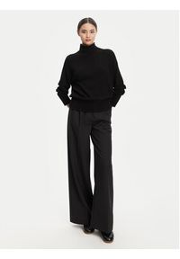 Marella Golf Ismaele 2523366394 Czarny Oversize. Typ kołnierza: golf. Kolor: czarny. Materiał: wiskoza, syntetyk #5