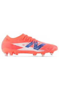 Korki męskie New Balance FURON ELITE SG V8 SF1SMP8 – czerwone. Kolor: czerwony. Materiał: włókno. Szerokość cholewki: normalna. Sport: piłka nożna