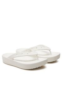 Crocs Japonki Classic Platform Flip W 207714 Biały. Kolor: biały. Obcas: na platformie