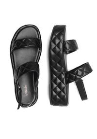 DeeZee Sandały KL-E8175-20 Czarny. Kolor: czarny. Materiał: skóra #8