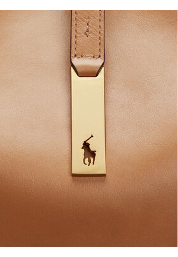 Polo Ralph Lauren Torebka 428867518002 Brązowy. Kolor: brązowy. Materiał: skórzane