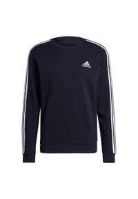 Adidas - Bluza męska adidas Essentials Sweatshirt. Kolor: biały, niebieski, wielokolorowy