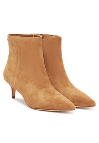 Lauren Ralph Lauren - LAUREN RALPH LAUREN Botki 802967779003 Brązowy. Kolor: brązowy. Materiał: skóra, zamsz #3