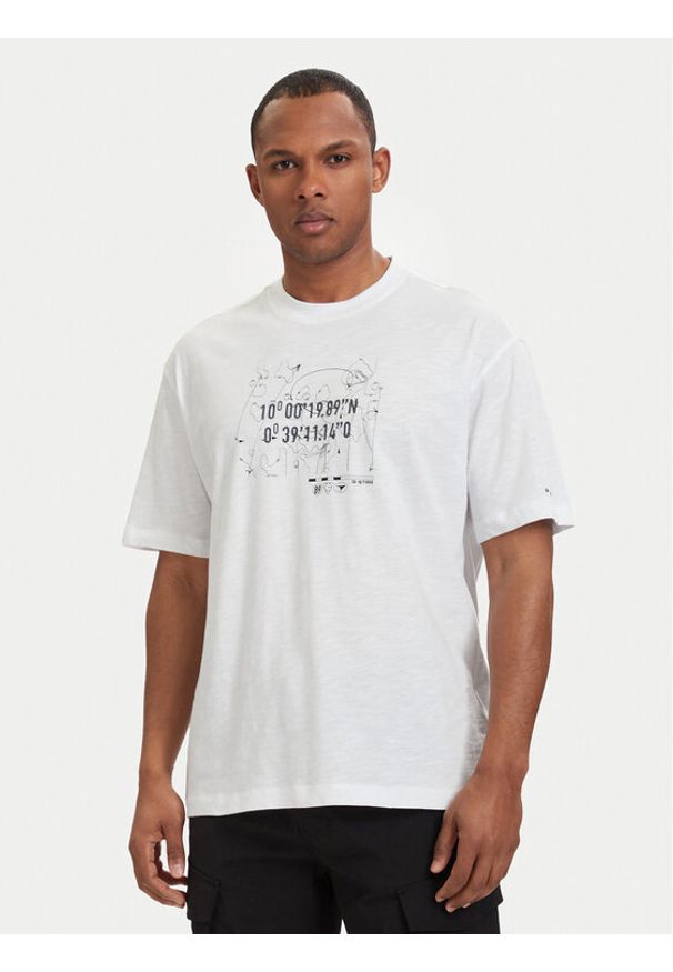 G-Star RAW - G-Star Raw T-Shirt Coord D29344-C372 Biały Relaxed Fit. Kolor: biały. Materiał: bawełna