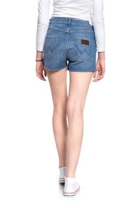 Wrangler - DAMSKIE SHORTY JEANSOWE WRANGLER BOYFRIEND SHORT WORN BLUE W22KKN079. Materiał: jeans #5