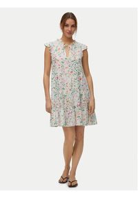 Vero Moda Sukienka letnia Alba 10342656 Kolorowy Regular Fit. Materiał: wiskoza. Wzór: kolorowy. Sezon: lato #5