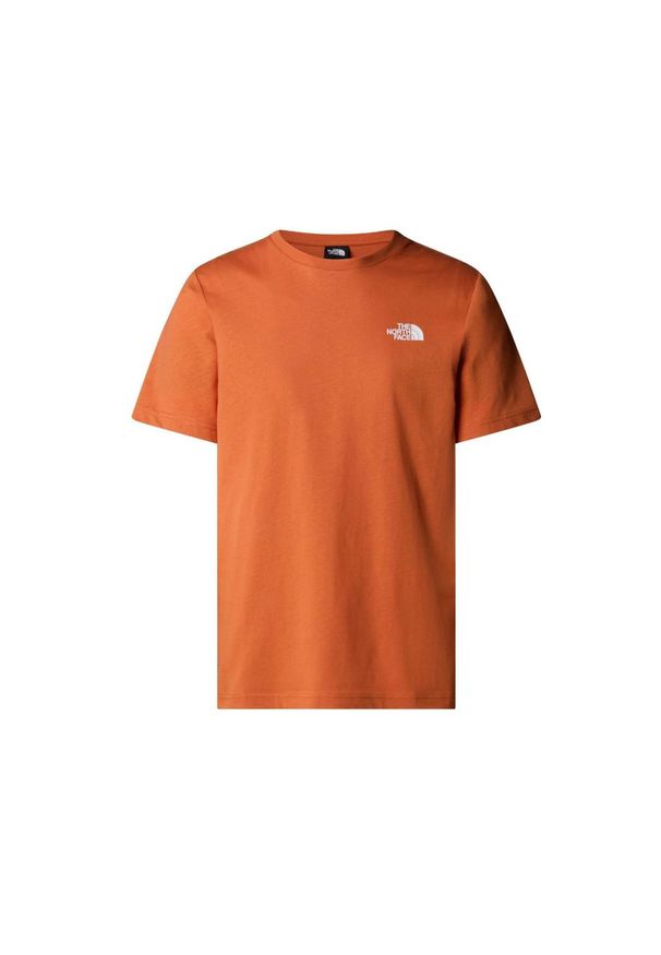 The North Face Koszulka S/S Redbox Nf0A87Np6D2. Kolor: pomarańczowy