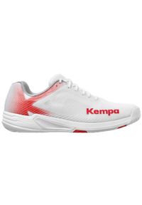 KEMPA - Buty halowe damskie Kempa Wing 2.0. Kolor: biały, czerwony, wielokolorowy