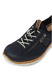 Rieker Sneakersy N4263-14 Granatowy. Kolor: niebieski. Materiał: syntetyk, materiał #6