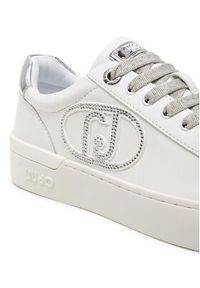 Liu Jo Sneakersy Silvia BF4023 PX179 Biały. Kolor: biały. Materiał: skóra