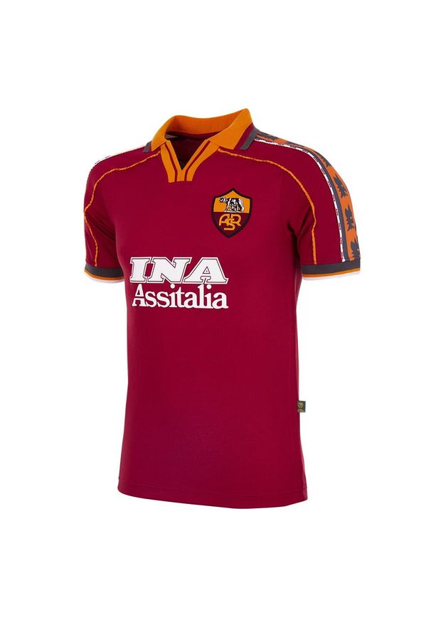 COPA FOOTBALL - Koszulka piłkarska retro - Dorosły - AS Roma 1998-99 - Czerwona. Kolor: czerwony. Sport: piłka nożna