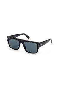 Tom Ford okulary przeciwsłoneczne męskie kolor czarny. Kolor: czarny