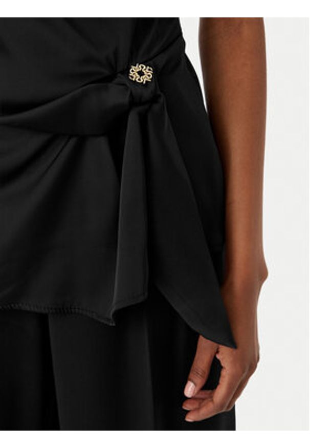 Rinascimento Bluzka CFC0019901002 Czarny Regular Fit. Kolor: czarny. Materiał: syntetyk